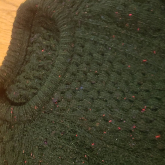 Handknit Sweater Cable Knit Large - Picture 3 of 4